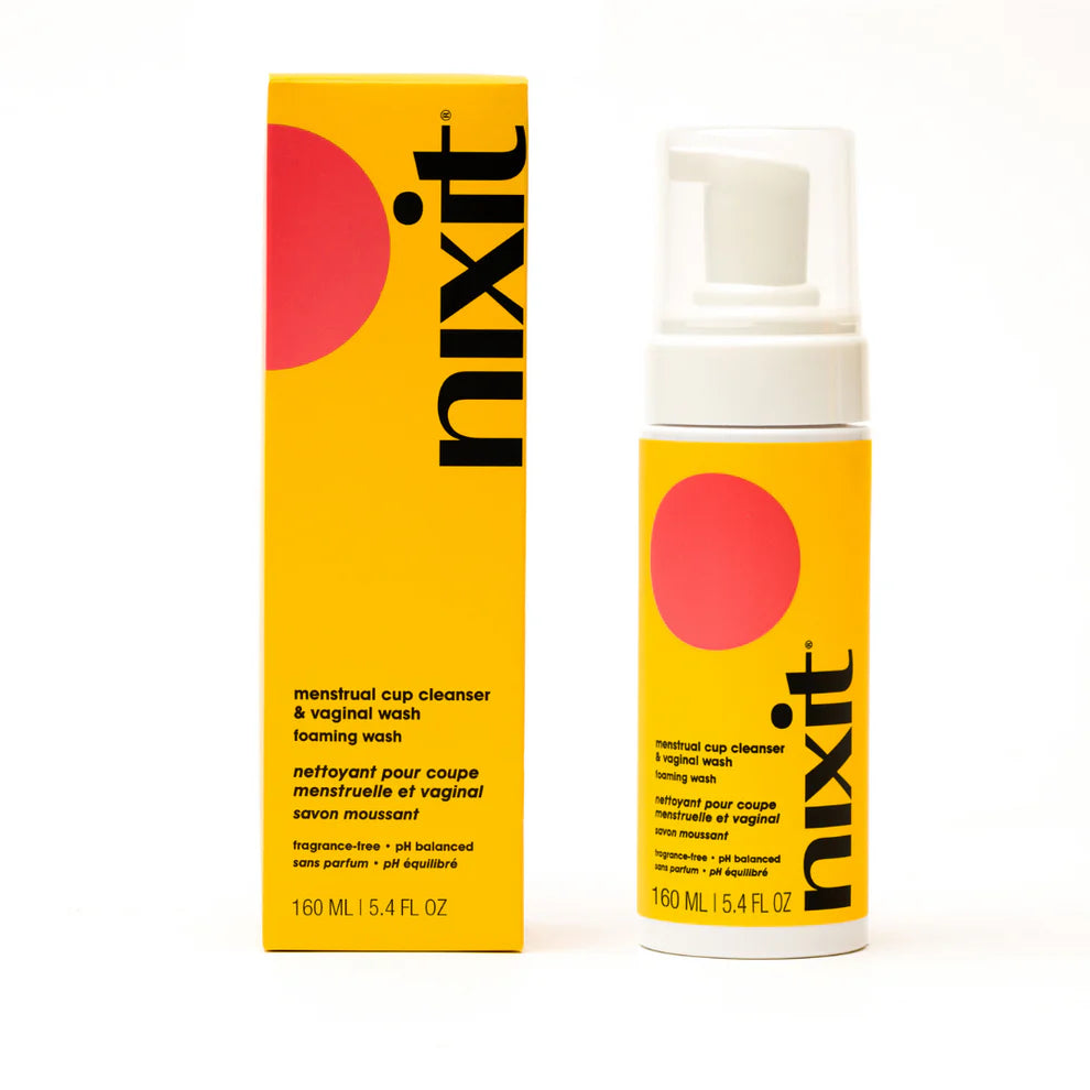 Menstrual Cup Wash: Gentle, pH Balanced Foaming Cleanser for Cup and Vulva