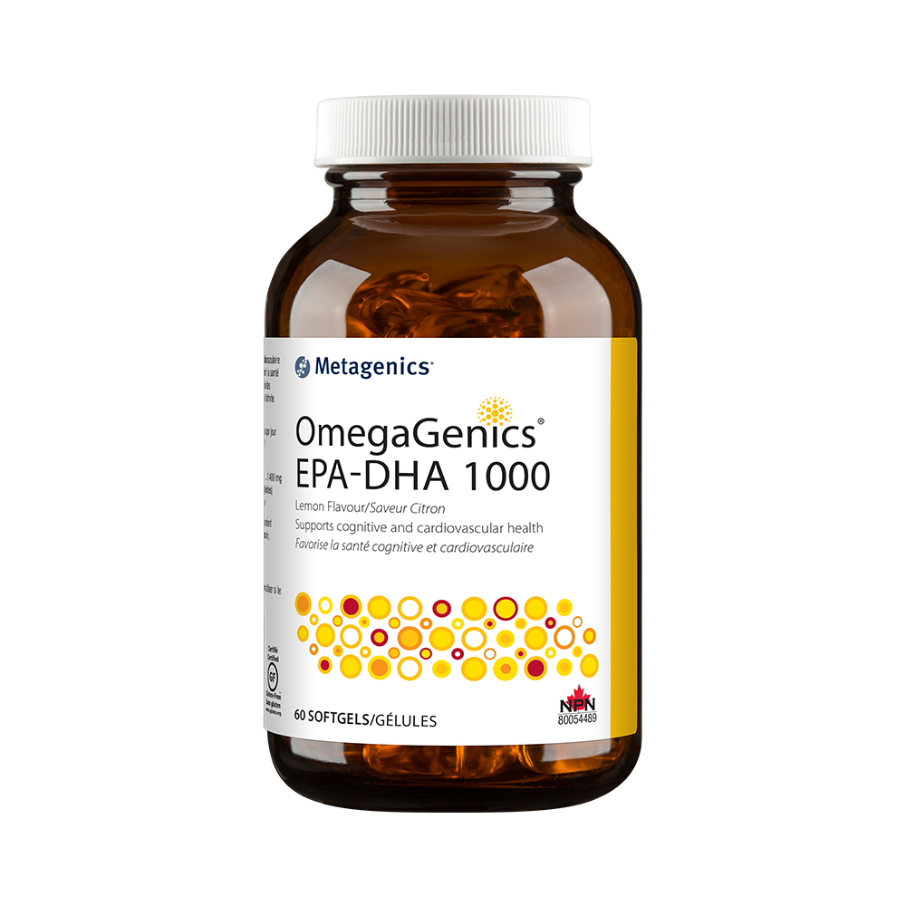 OmegaGenics Fish Oil EPA-DHA 1000: Premium Omega‑3 for Heart, Brain an