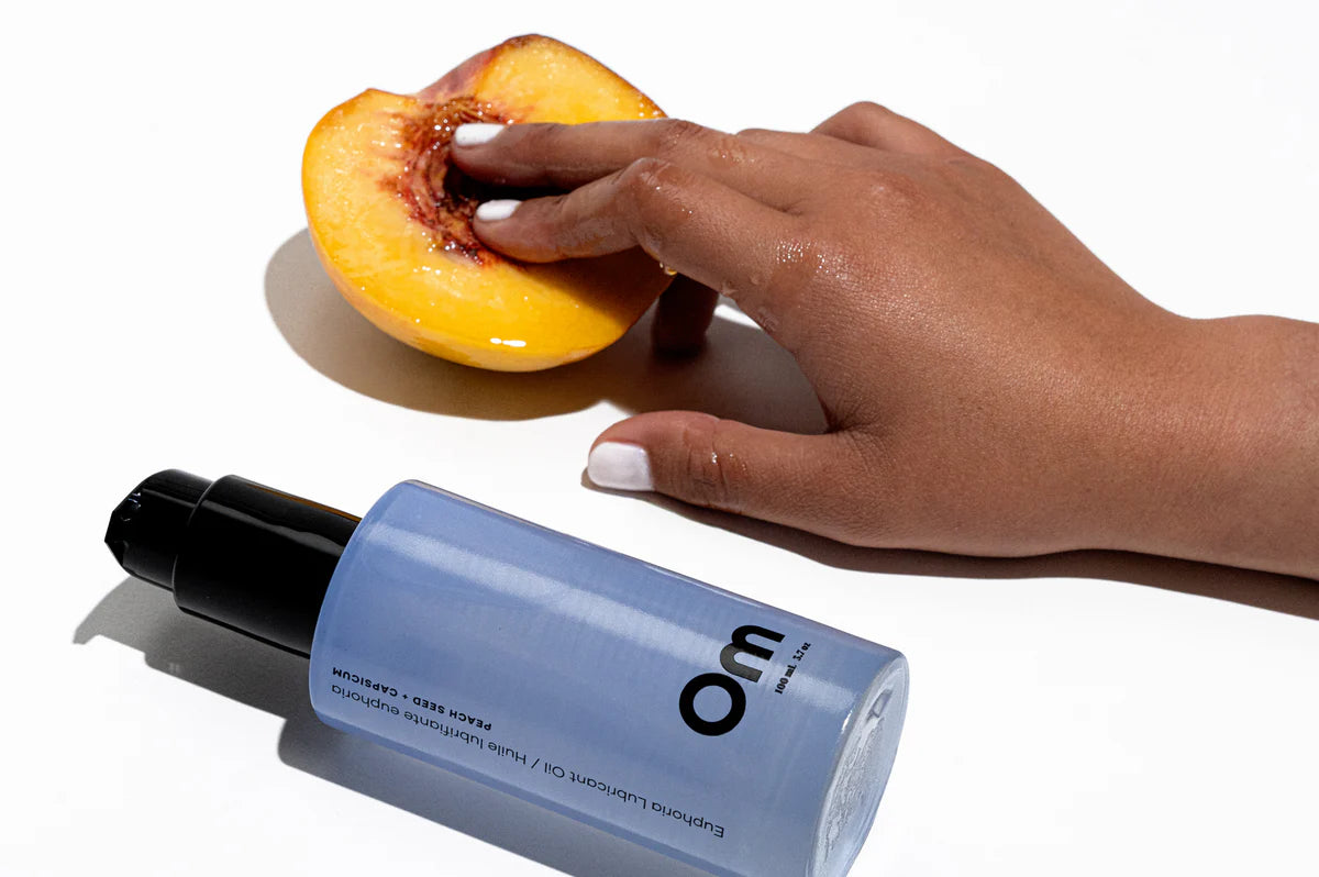 Peach Seed and Capsicum Euphoria Lubricant Oil: Silky Sensual Glide and Gentle Warming