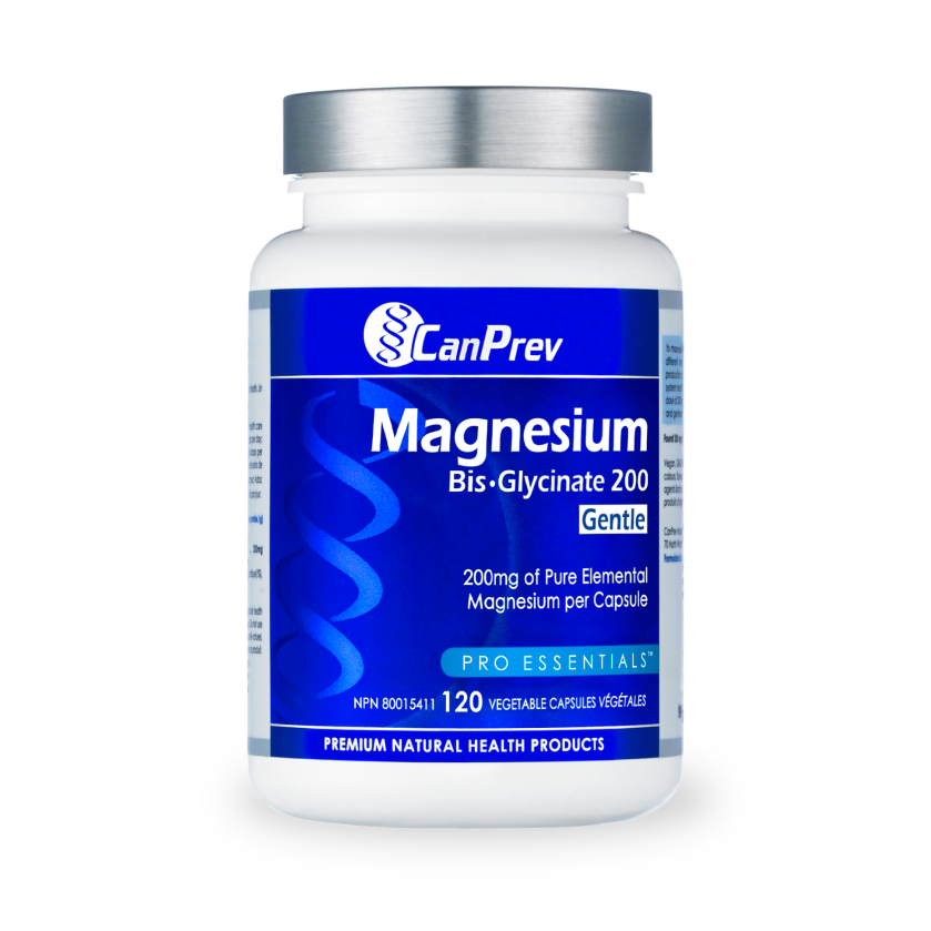 Magnesium Bis Glycinate 200 Gentle: Ultra Absorbable Magnesium for Muscle Ease, Calm and Digestive Comfort
